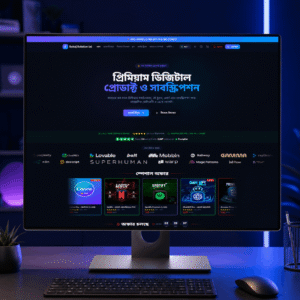 Premium Digital Products & Subscription Website